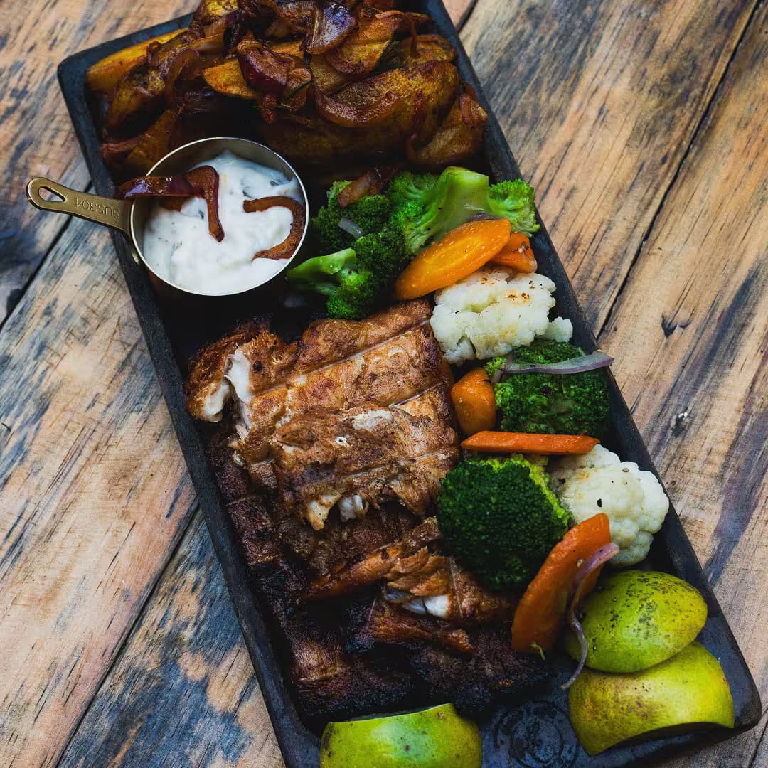 A Geco Cafe meal close-up
